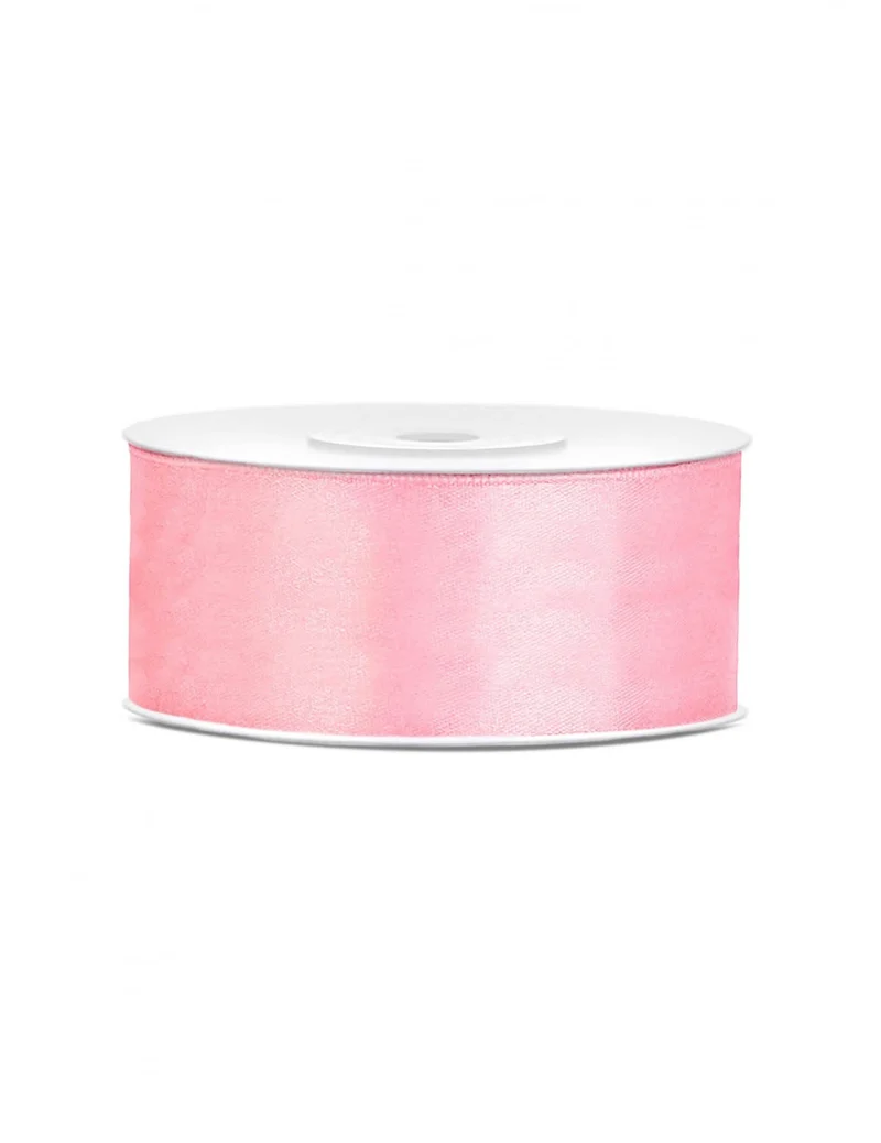 Satinband Rosa 2,5 cm x 25 m Hochzeit und Babyparty