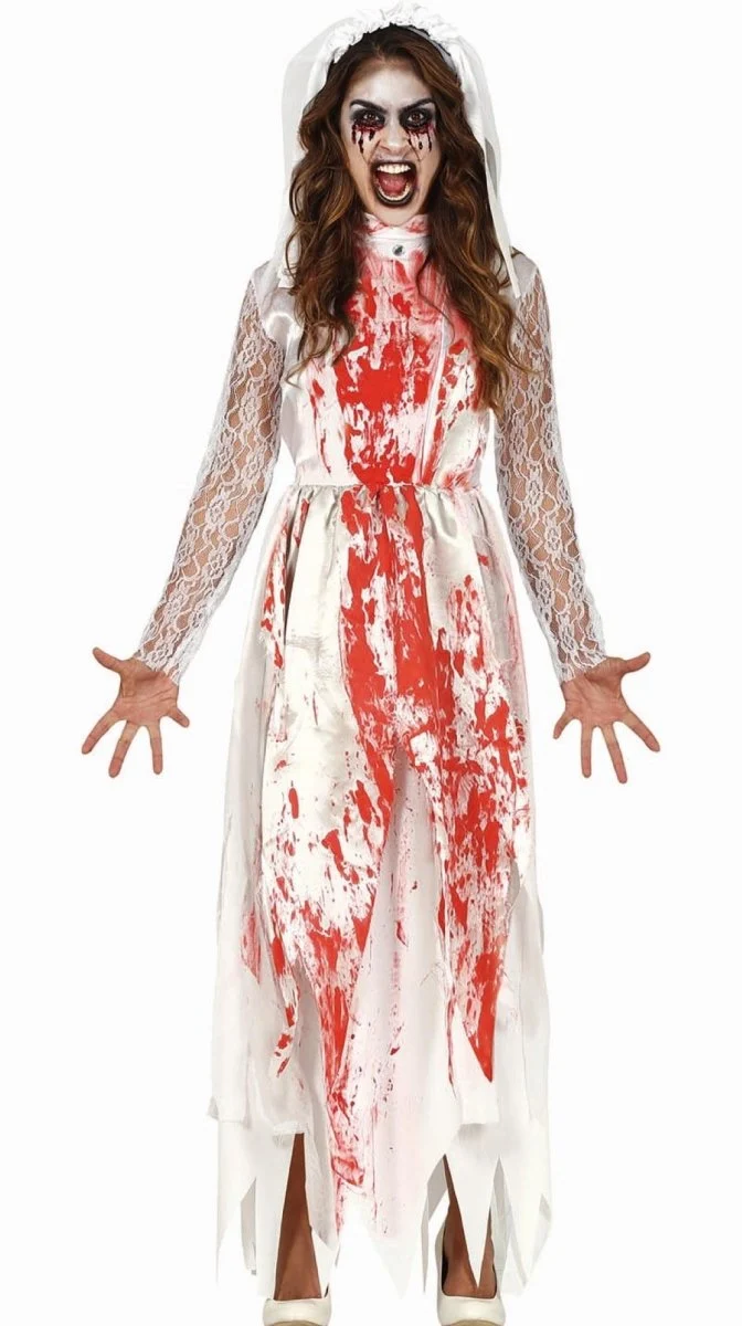 Rot Weiß Kleid Mädchen Blutig 2 Stück