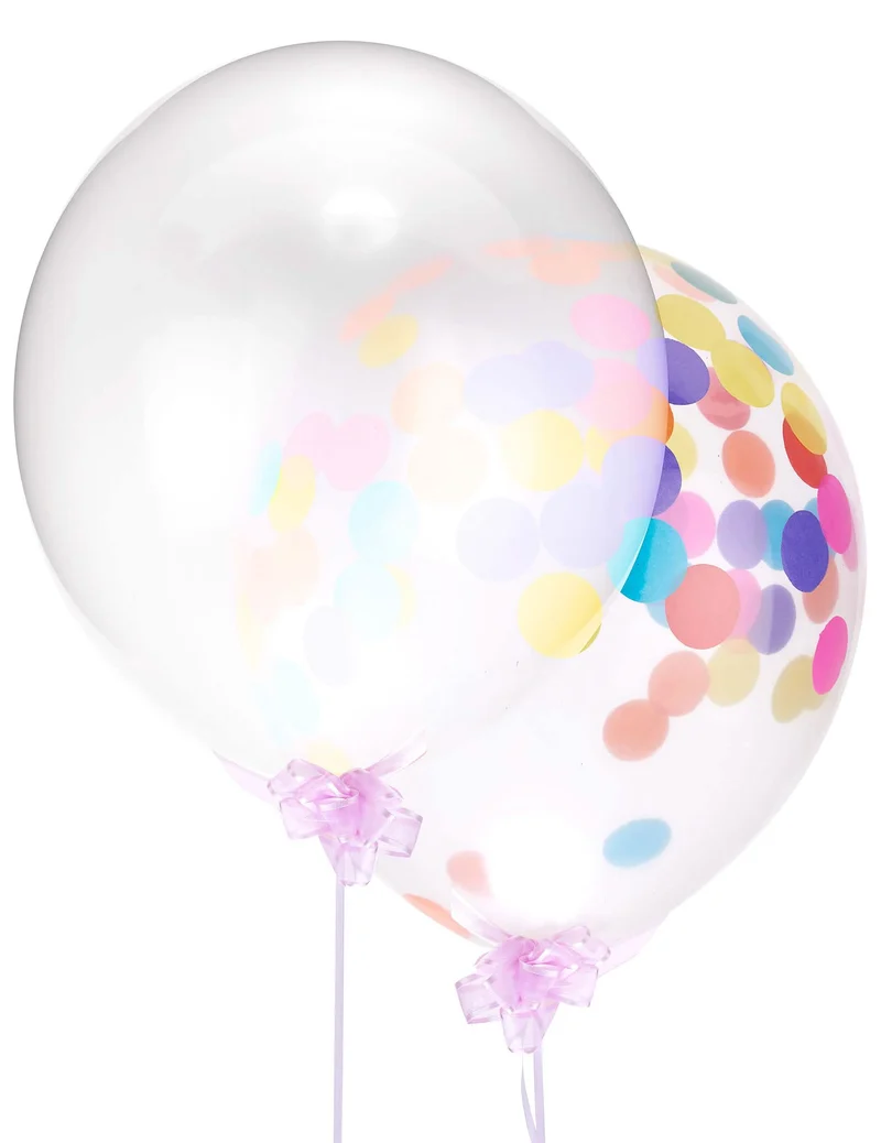 Riesen transparenter Latexballon 47 cm zum Befüllen