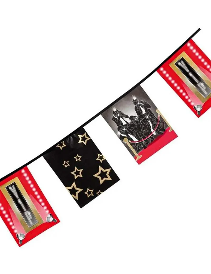 VIP Papierwimpelkette 6 m Kinodekoration