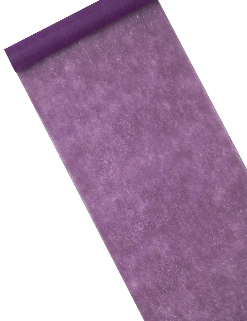 Tischläufer Vlies violett 29 cm x 10 m Pflaume