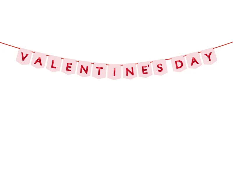 Valentinstag Buchstabengirlande 1,50m