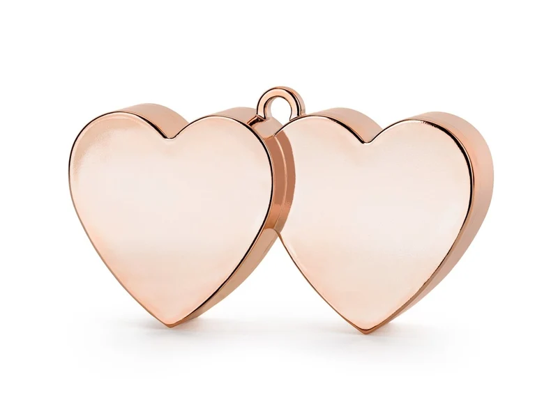 Herz Ballon Gewicht Rose Gold 11,5cm