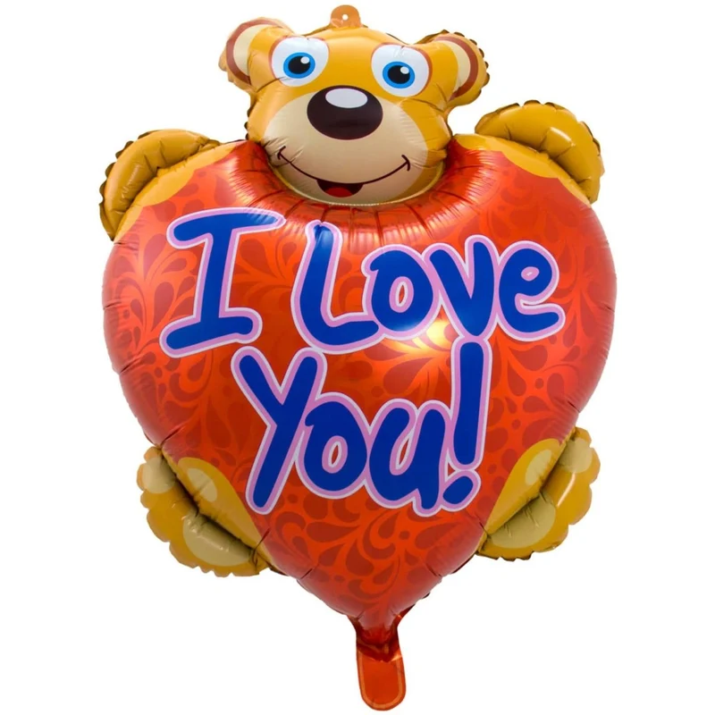 Bär Helium Ballon I Love You Empty 80cm