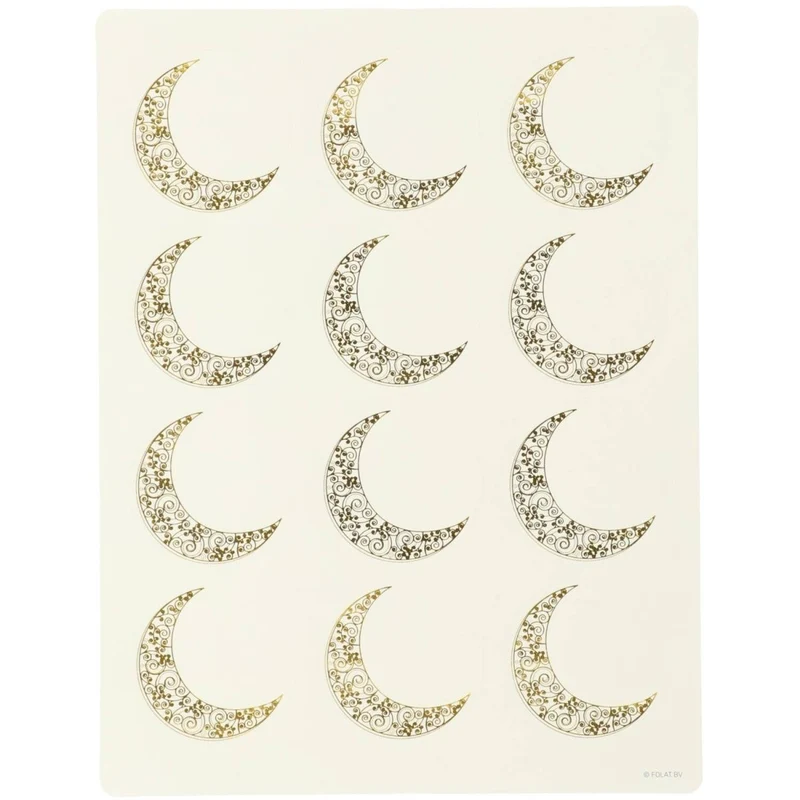 Eid Mubarak Namensaufkleber 23,5cm 12 Stk