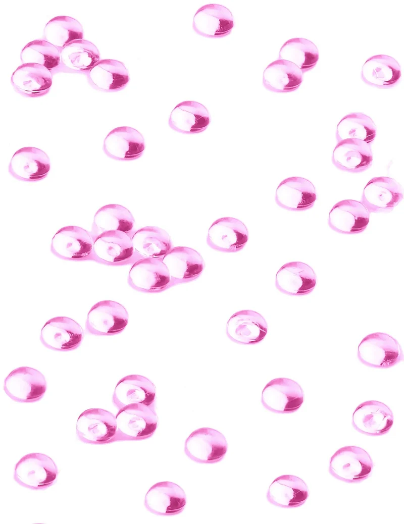 Flache Fuchsia-Regentropfen-Perlen, 50 g