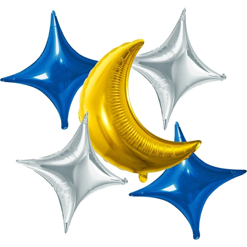 Eid Mubarak Helium Ballon Leer 88cm 5Stk