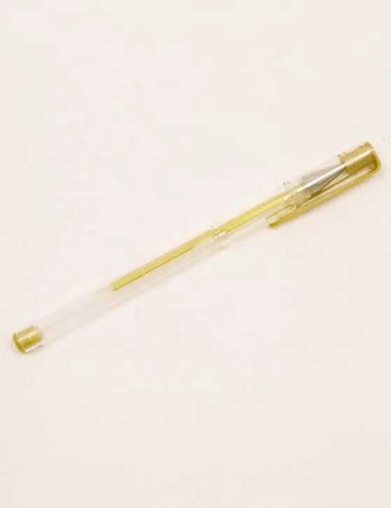 Zeremonieller Goldstift 18 cm, Kugelschreiber