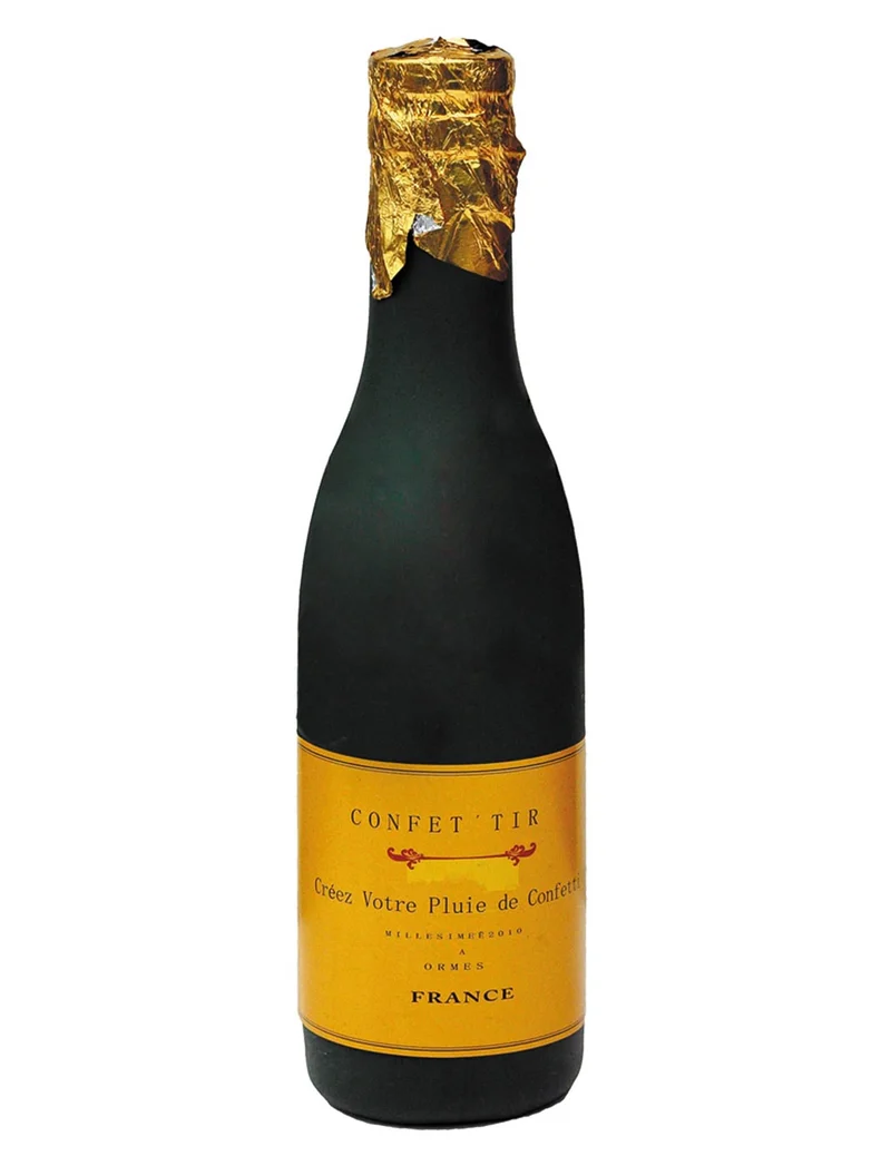 Konfetti-Champagnerflasche