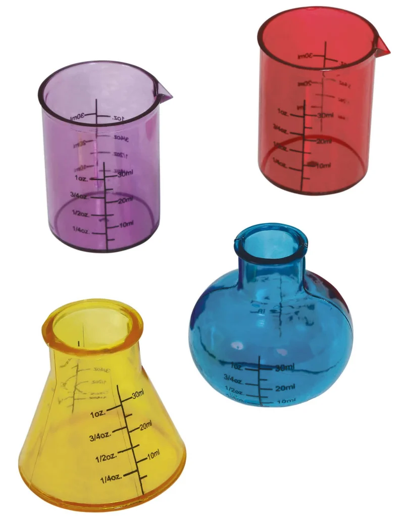 4 Chemie Gläser Wissenschaft Labor