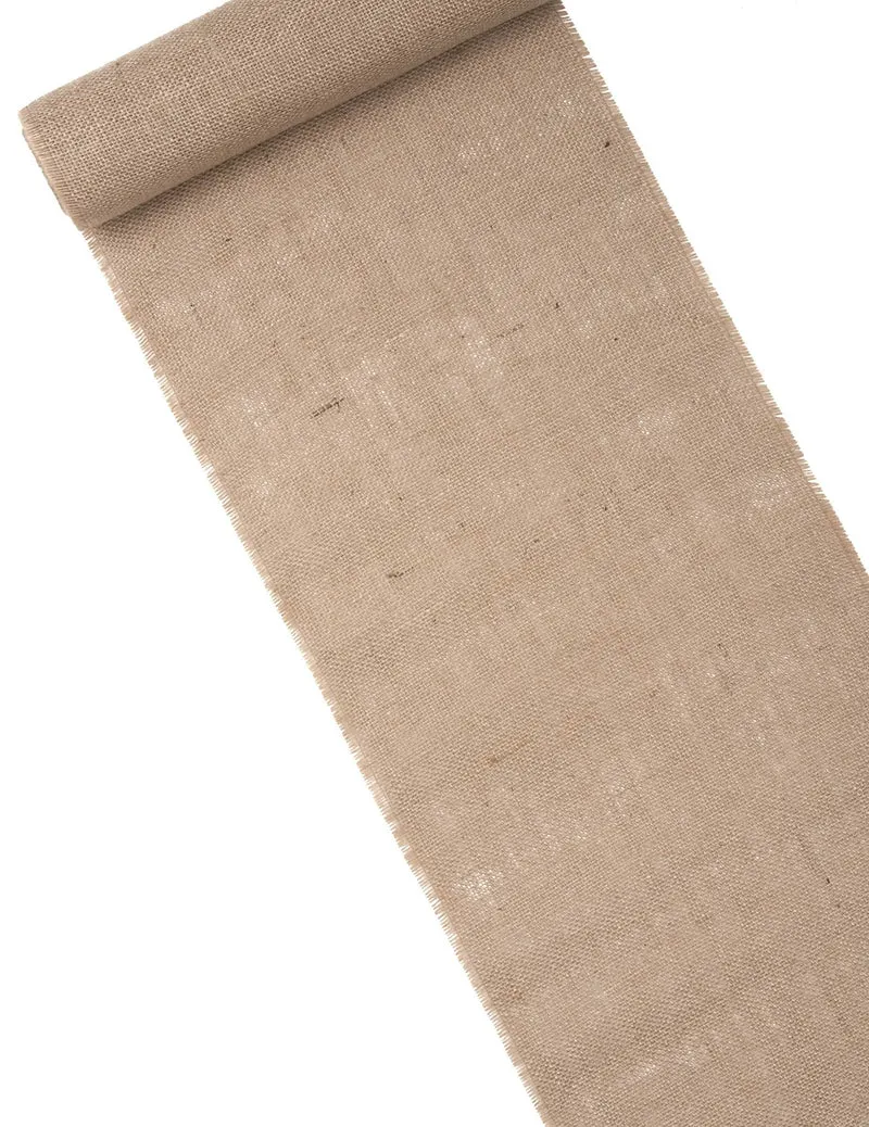 Tischläufer aus Naturjute 30 cm × 5 m