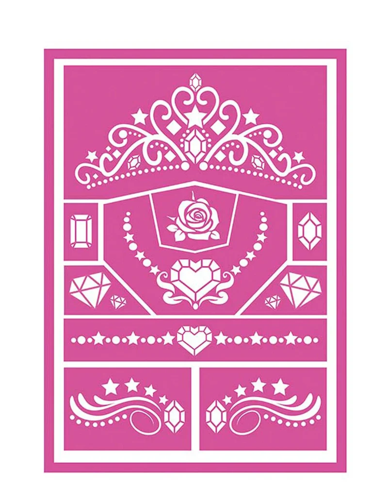 Prinzessin Make-up-Schablonen