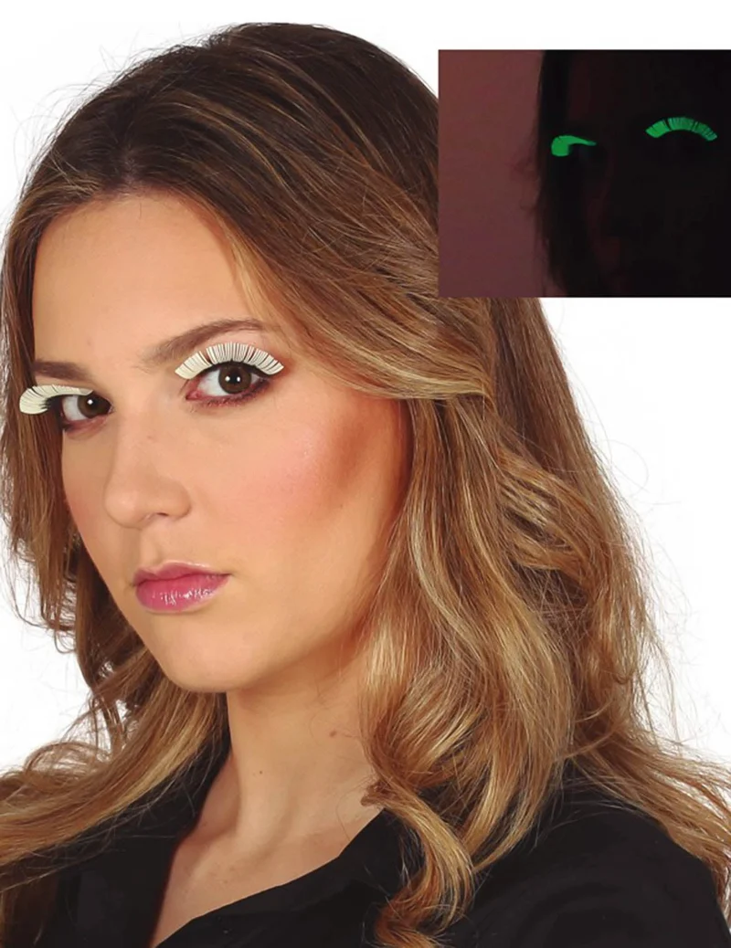 Im Dunkeln leuchtende Wimpern für Erwachsene