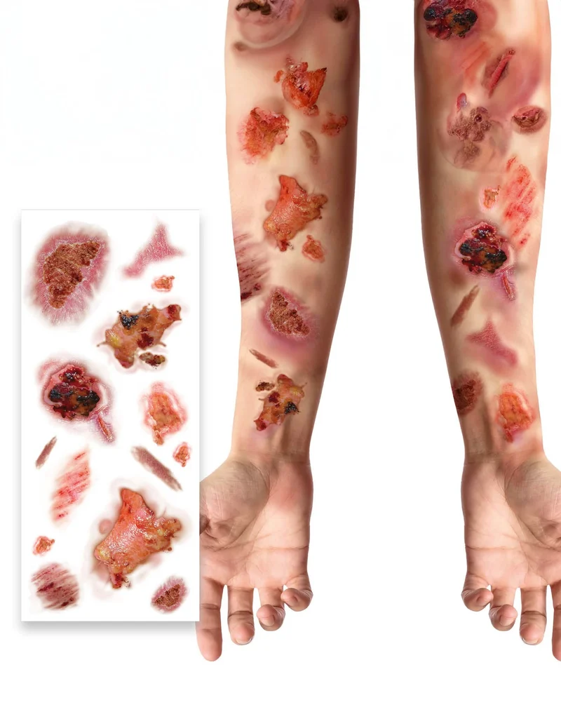 Infizierte Wunden Tattoos