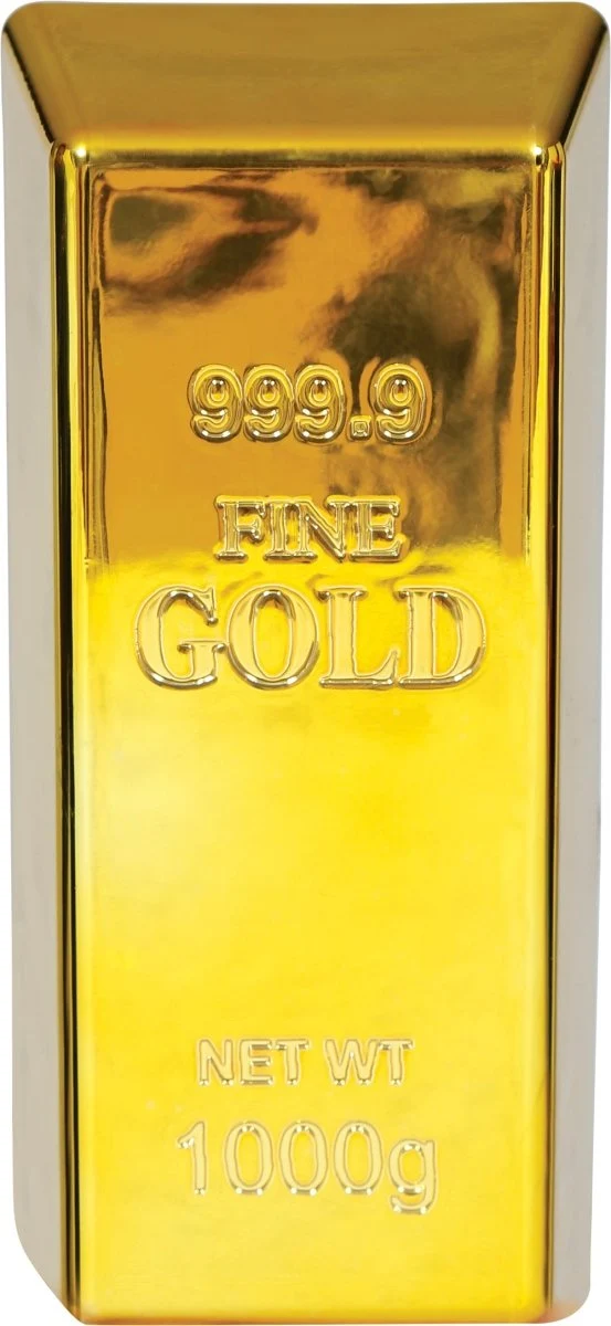 Goldener Fake Goldstab 16cm