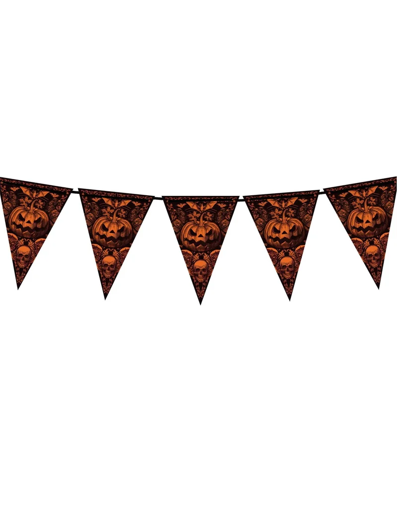 Gothic Kürbis Wimpelgirlande