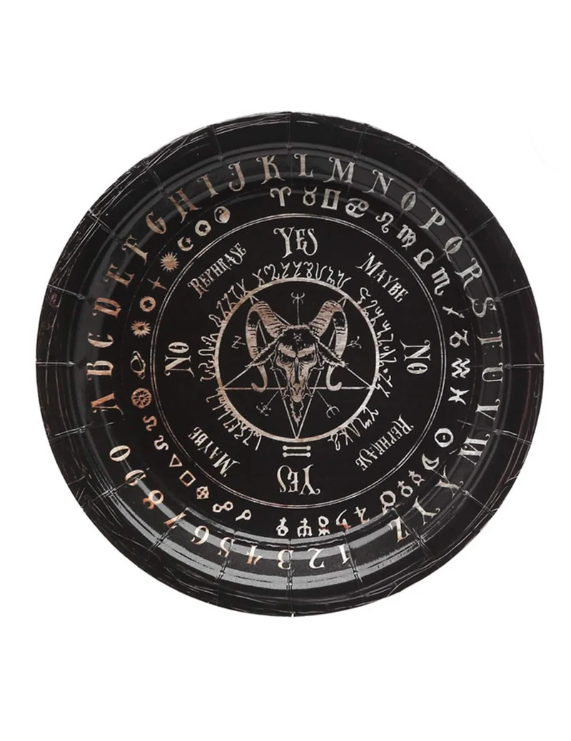 6 Ouija-Brett Pappteller 18 cm