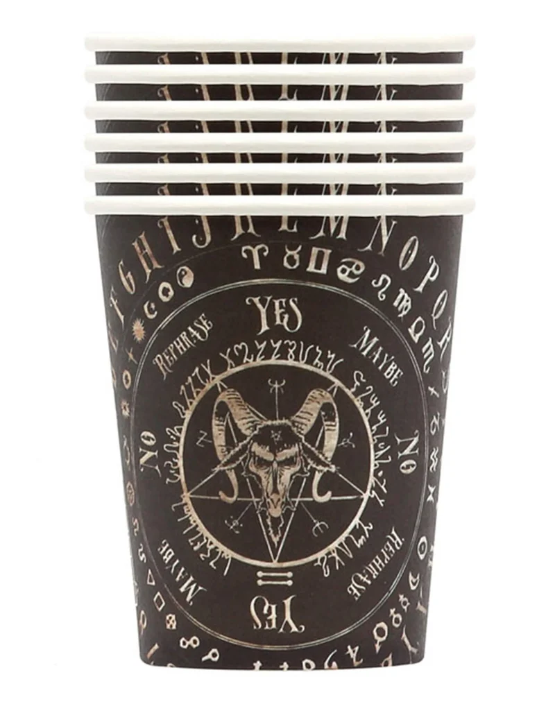 6 Ouija-Brett Becher