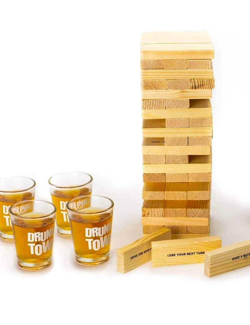 Aperitif-Spiel Drunk Tower.