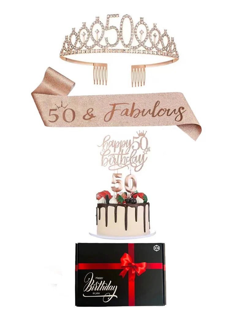 Zubehörpaket zum 50. Geburtstag