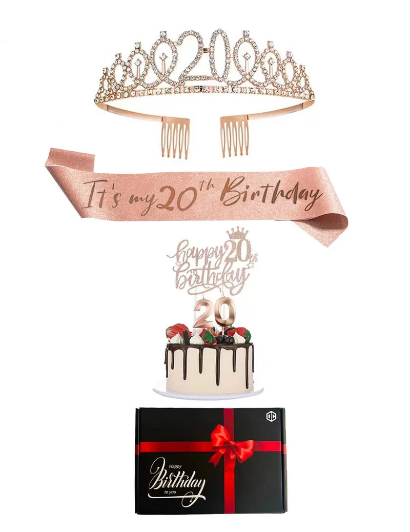 Zubehörpaket zum 20. Geburtstag