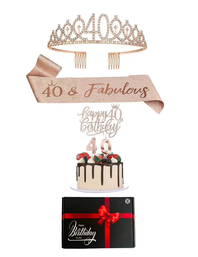 Zubehörpaket zum 40. Geburtstag