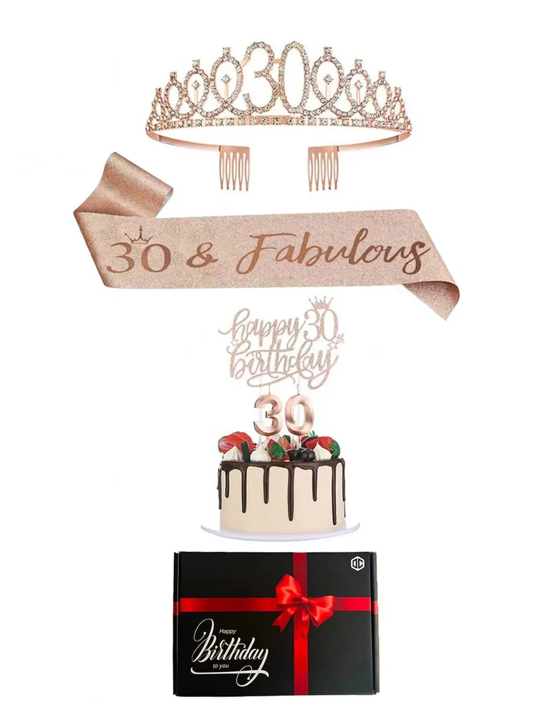 Zubehörpaket zum 30. Geburtstag