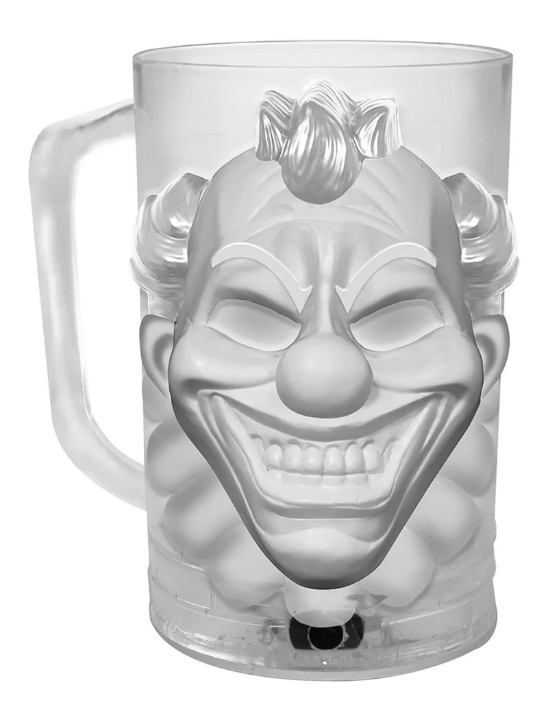 LED Clown Bierglas 700 ml