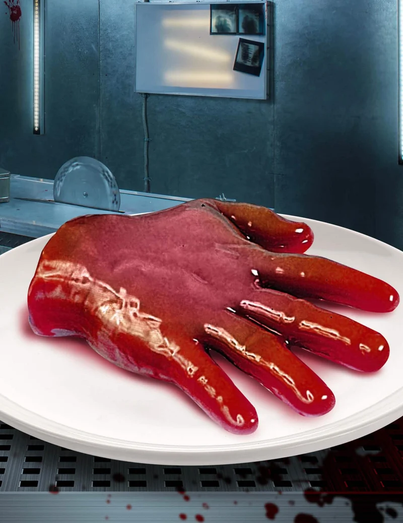 Gruselige Hand kreative Puddingform 27 x 17 cm