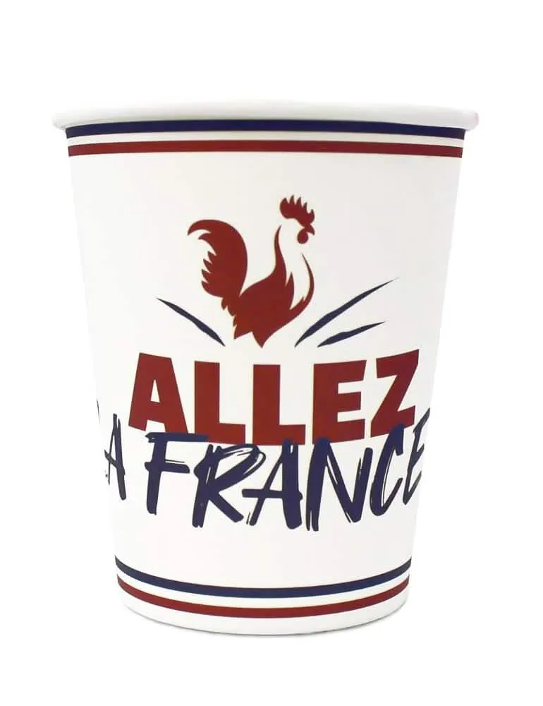 6 Allez la France-Becher 25 cl