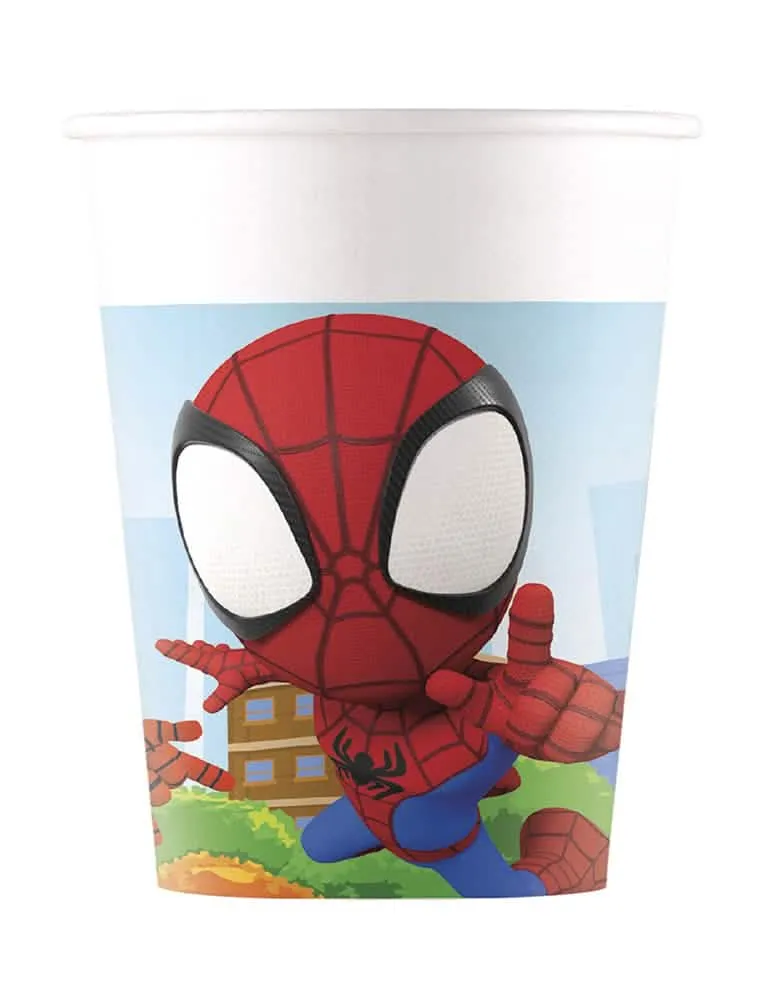 8 Spidey and Friends™ Becher 200 ml