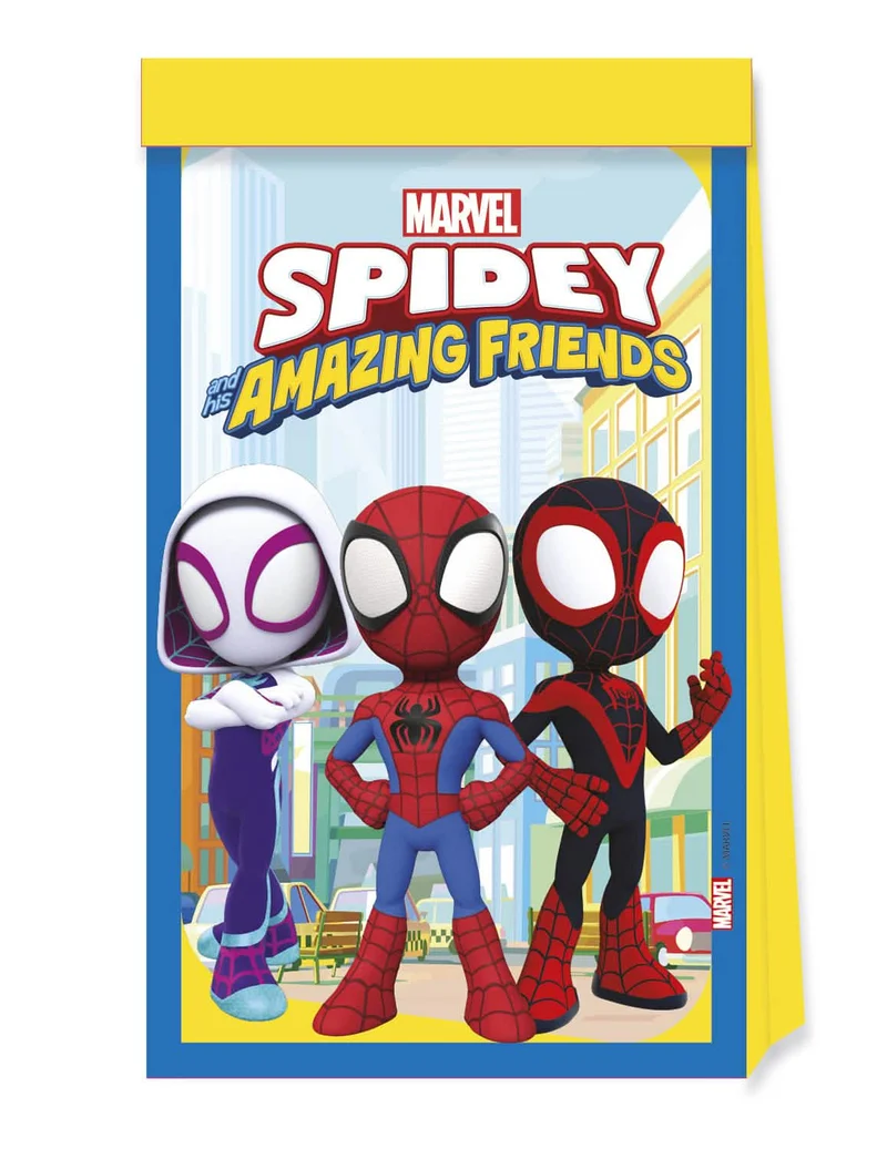 4 Spidey and Friends™ Geschenktüten