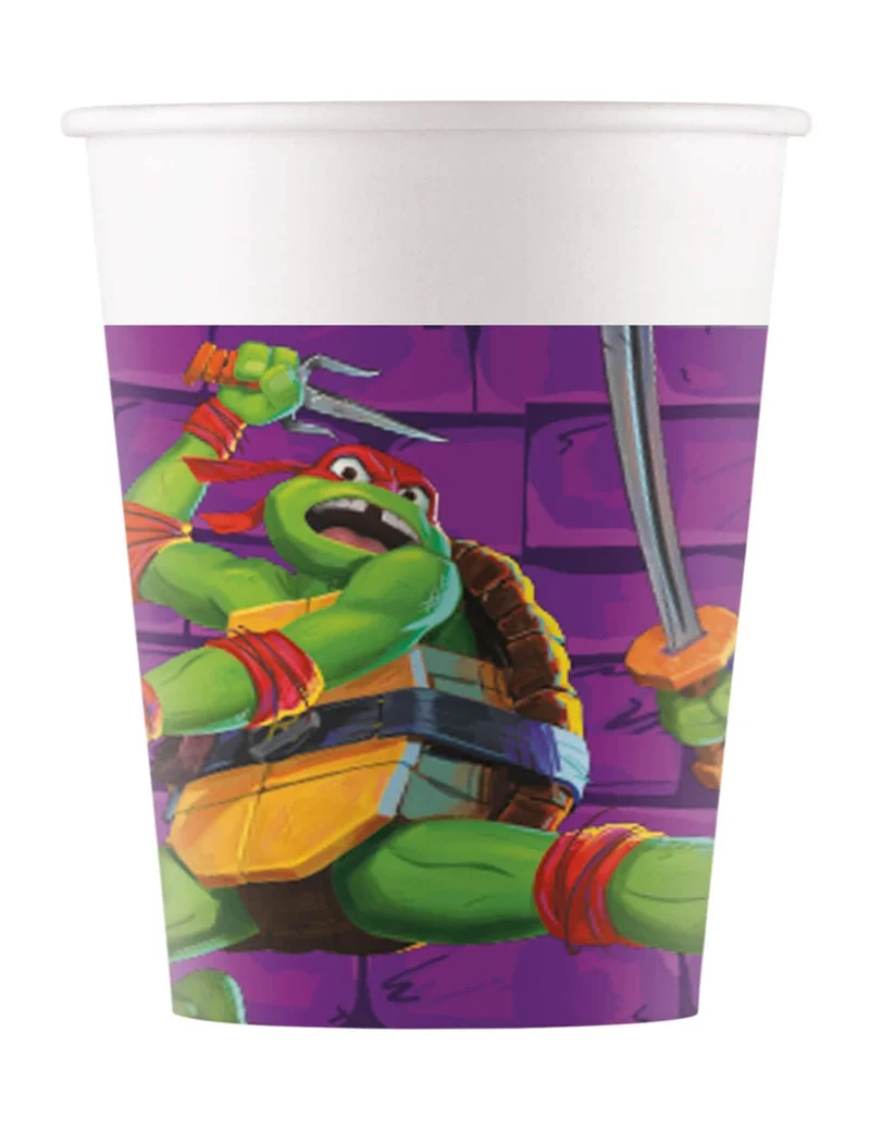 8 Ninja Turtles Next Generation™ Becher 200 ml