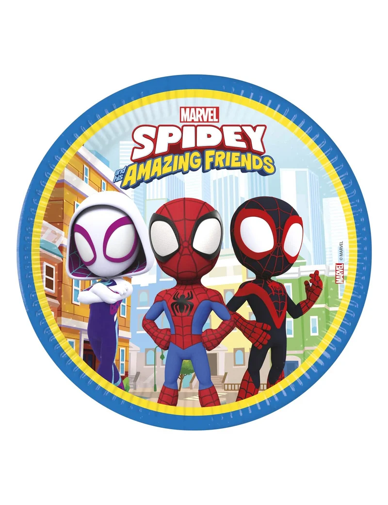 8 Spidey and Friends™ Teller 23 cm