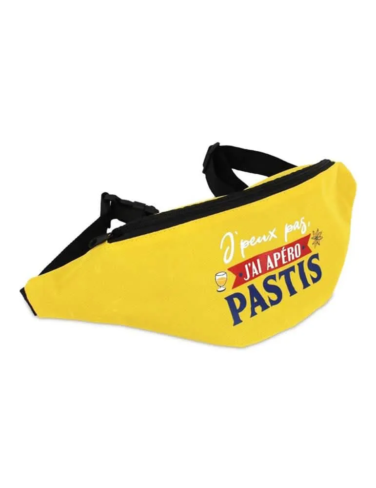 Witzige Bauchtasche 90er gelb