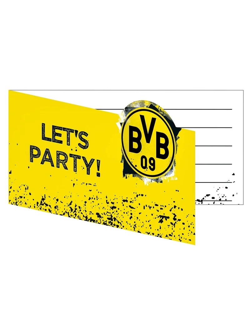 8 Einladungskarten von Borussia Dortmund