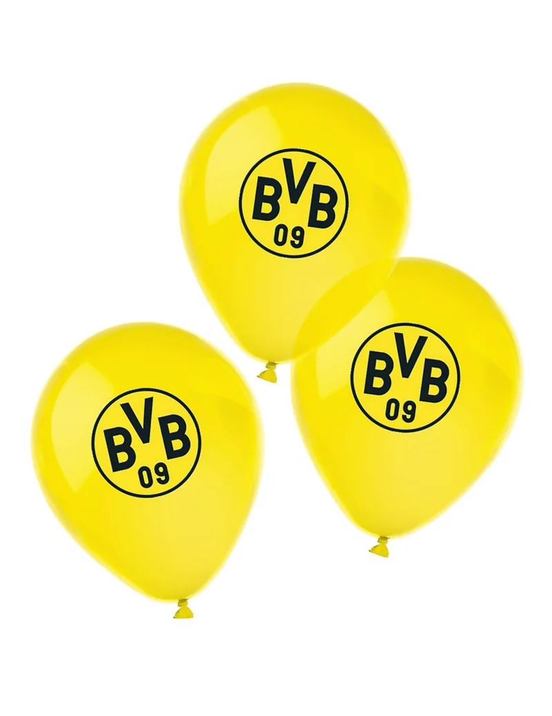 6 Latexballons von Borussia Dortmund