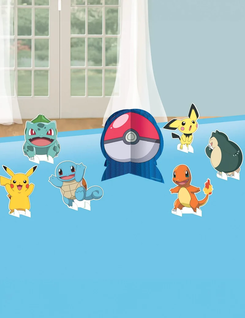 7 Pokémon™ Tischdekorationen