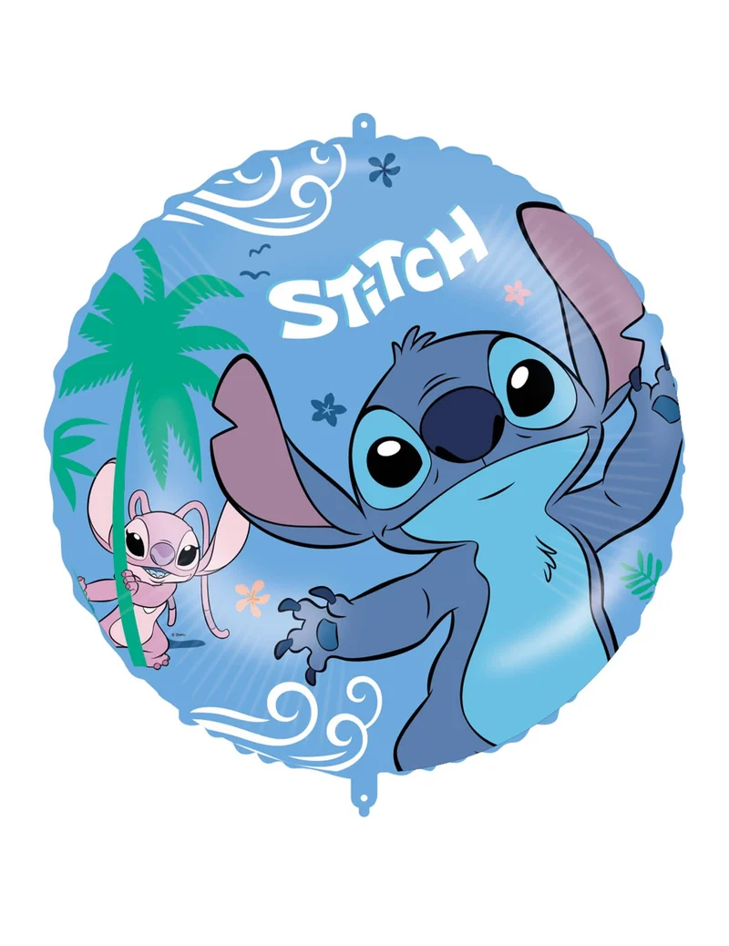 Stitch™ runder Folienballon 46 cm