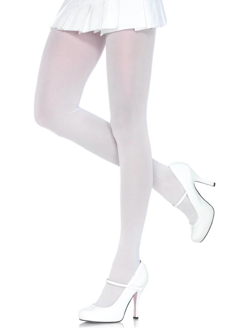 Blickdichte Strumpfhose Plus Size 70 DEN weiss