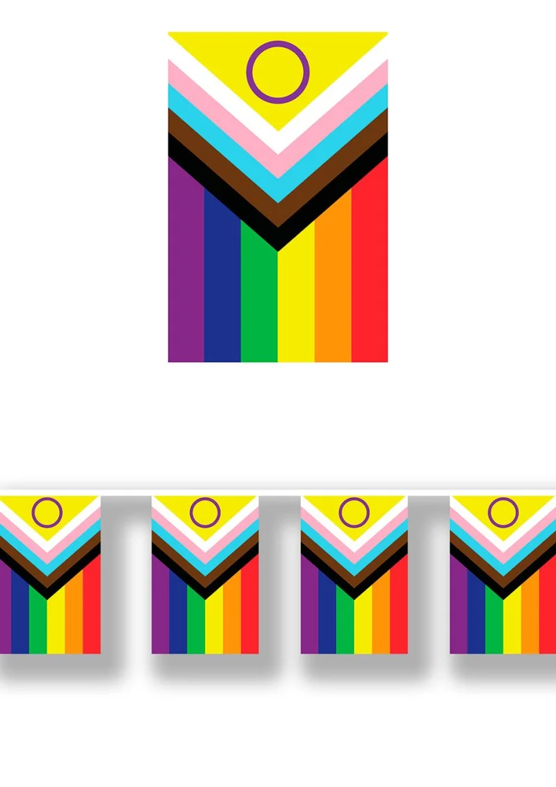 Regenbogen Girlande 2,5m
