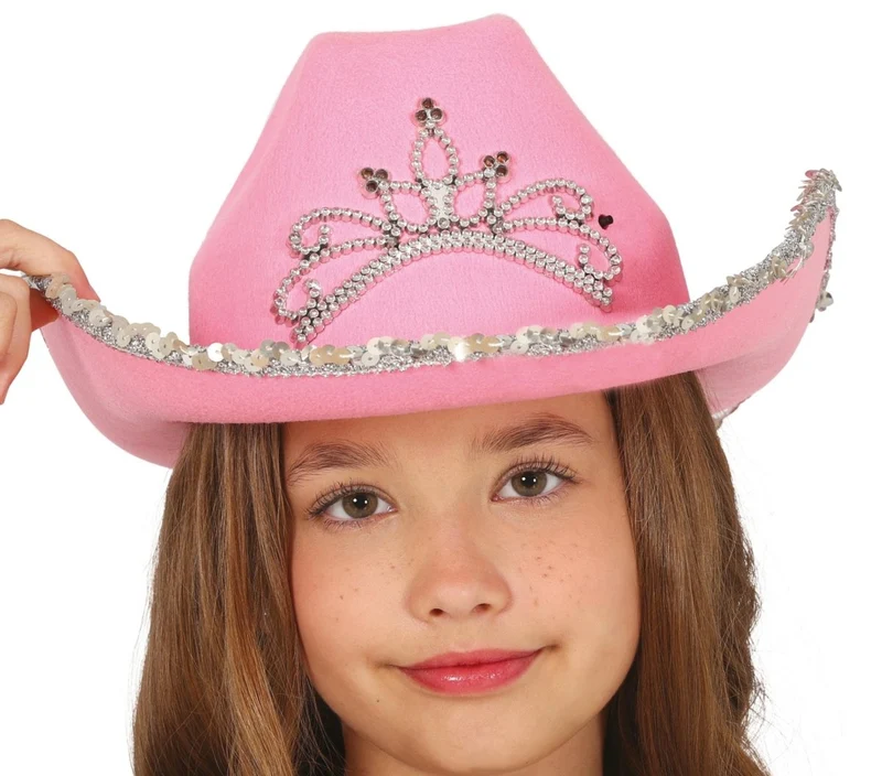 Cowboyhut Rosa Kind
