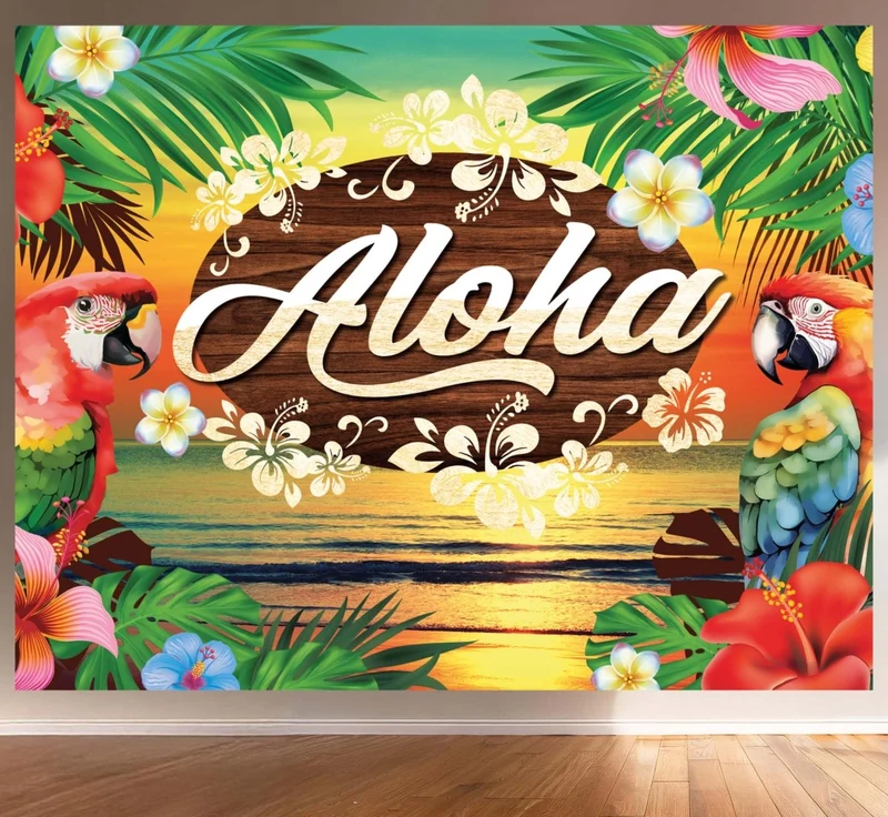 Hawaii Wanddekoration Aloha 2,2m
