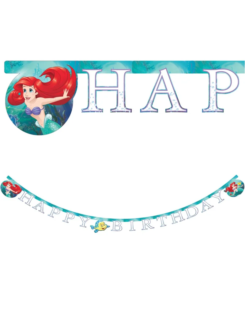 Alles Gute zum Geburtstag Ariel™ Girlande 200 cm