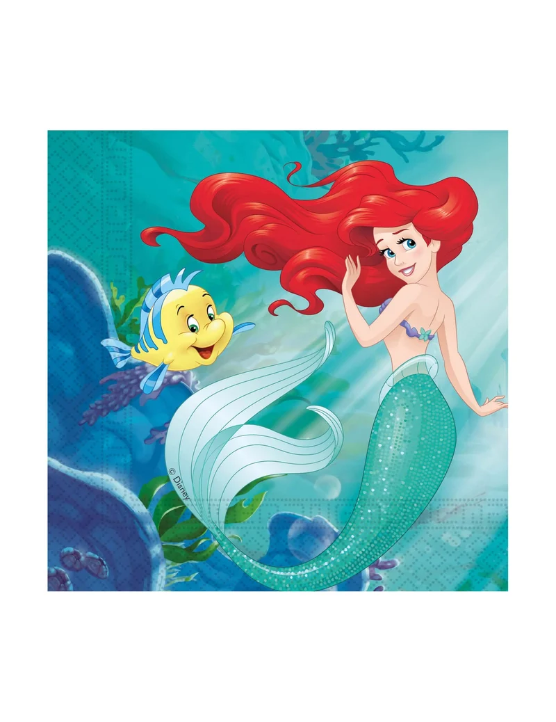 20 Ariel-Papierservietten 33 x 33 cm