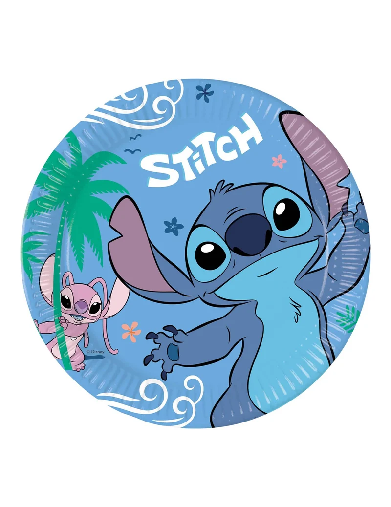 8 Stitch™ Pappteller 23 cm