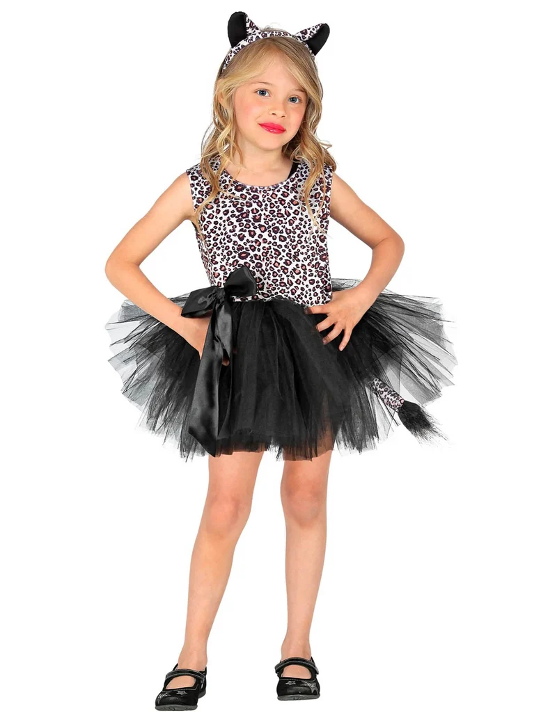 Leoparden-Tutu-Kostüm für Mädchen