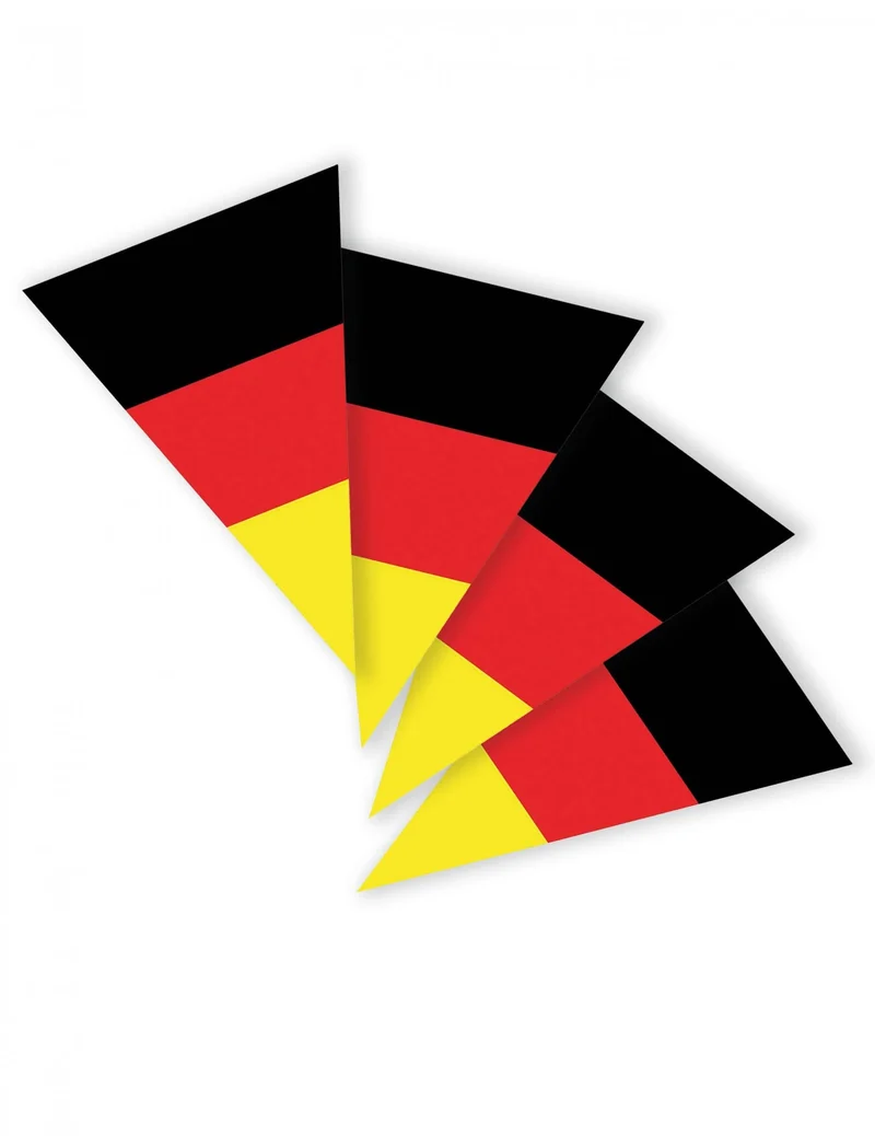 Deutschland Girlande schwarz rot gold 5m