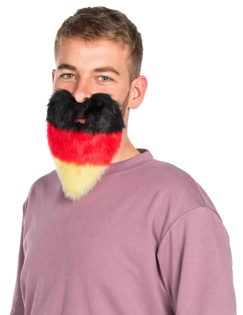 Deutschland Fanbart schwarz rot gold