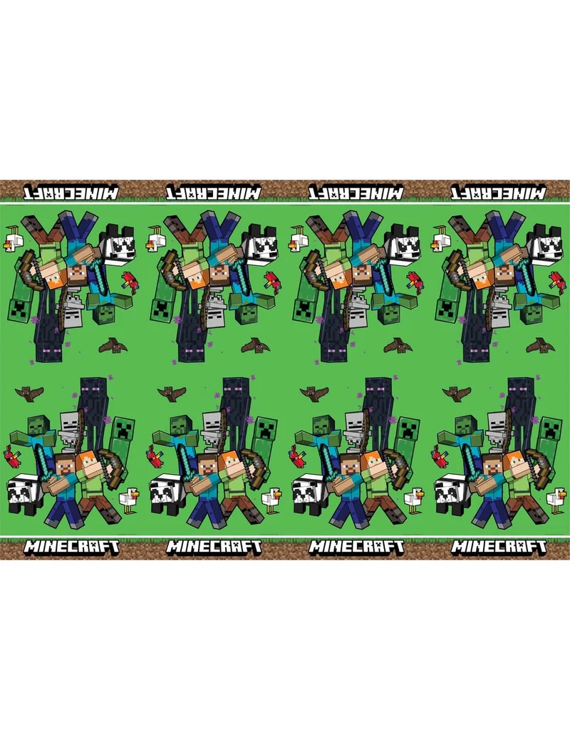 Minecraft™ Kunststofftischdecke 120 x 180 cm